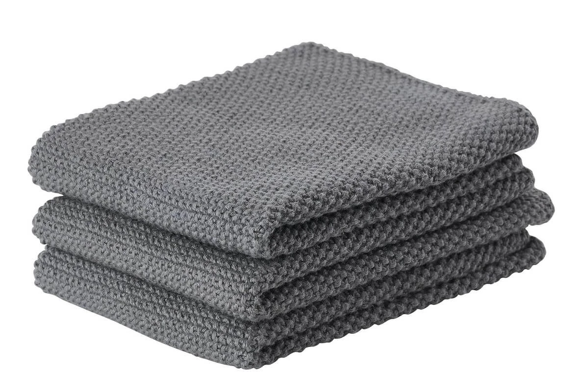 Zone Denmark vaatdoekjes 27 x 27 cm katoen grijs 3 stuks Zone Denmark Vaatdoekjes 27 X 27 Cm Katoen Grijs 3 Stuks -Winkel Voor Keukenbenodigdheden 330410