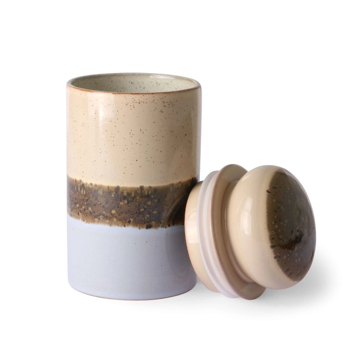 HK Living 70's ACE6964 Lake voorraadpot ø 11 x 22,5 cm aardewerk HK Living 70's ACE6964 Lake Voorraadpot ø 11 X 22,5 Cm Aardewerk -Winkel Voor Keukenbenodigdheden ace6964 hr a 01 1