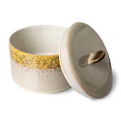 HK Living 70's ACE7104 Autumn Voorraadpot 1,65 Liter Aardewerk -Winkel Voor Keukenbenodigdheden ace7104 lr b 01 1