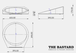 The Bastard Pizza-rotisserie Voor Large 6 The Bastard Pizza-rotisserie Voor Large -Winkel Voor Keukenbenodigdheden afmetingen rotisserie