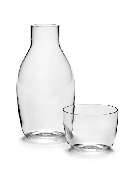 Serax Passe-Partout karaf met glas 750 ml glas 2-delig Serax Passe-Partout Karaf Met Glas 750 Ml Glas 2-delig -Winkel Voor Keukenbenodigdheden b0819002