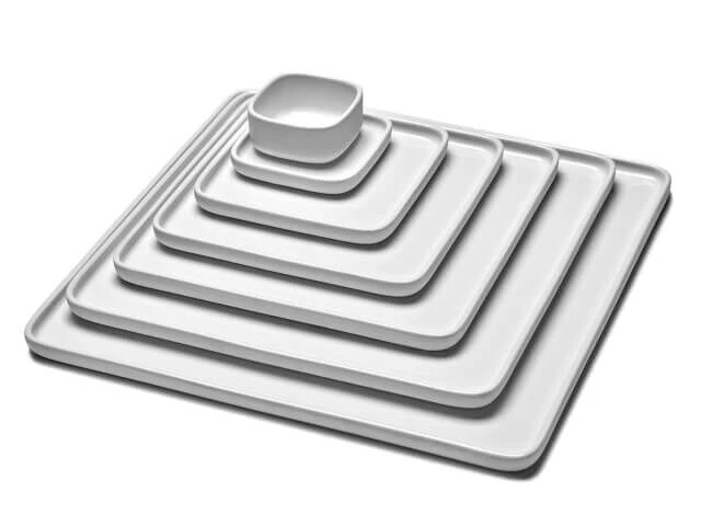 Serax HEII Marcel Wolterinck bord vierkant 28 x 28 cm porselein wit Serax HEII Marcel Wolterinck Bord Vierkant 28 X 28 Cm Porselein Wit -Winkel Voor Keukenbenodigdheden borden 1 9