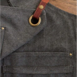 Alaskan Maker N°325 Schort Met Nek- En Middelband Katoen Black 5 Alaskan Maker N°325 Schort Met Nek- En Middelband Katoen Black -Winkel Voor Keukenbenodigdheden tablier vintage 325 2