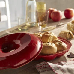 Emile Henry Broodbakvorm Kroonvormig ø 30,5 Cm Aardewerk Rood -Winkel Voor Keukenbenodigdheden univ 1 3 1