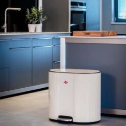 Wesco Multi Collector 3 Afvalemmer 25 + 2 X 12 Liter Mat Sand -Winkel Voor Keukenbenodigdheden wesco multi collector 2 univ5 9